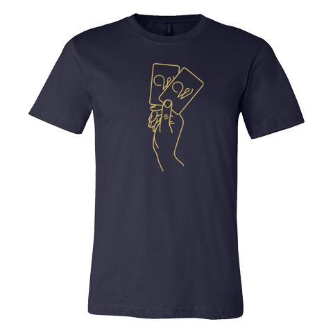 Playing cards navy tee Wilder Woods